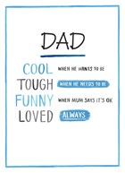 dad funny editable text tough cool